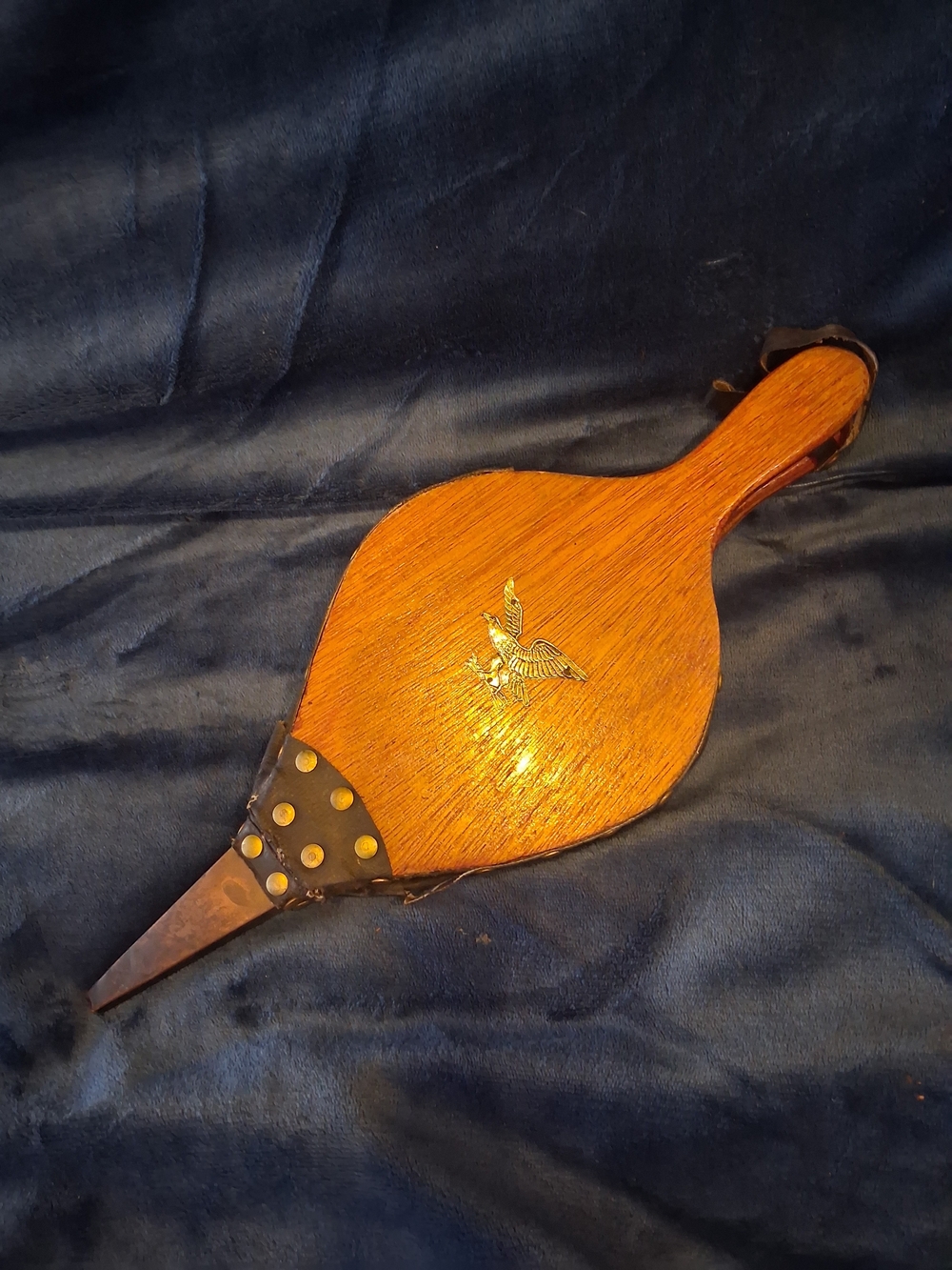 vintage fireplace bellows